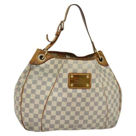 LOUIS VUITTON Damier Azur Galliera PM Shoulder Bag LV Auth - Picture 1 of 16
